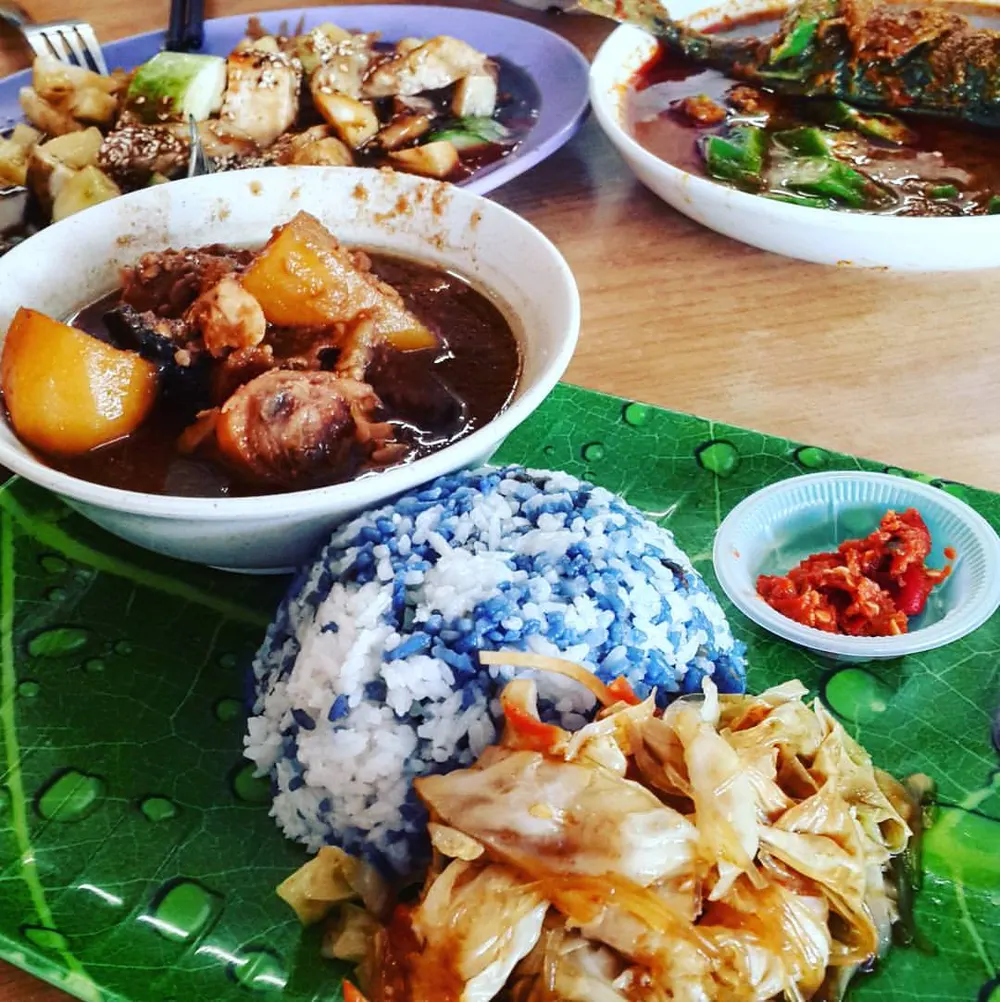 Ayam pongteh — Nyonya braised chicken and potato in fermented-soybean gravy