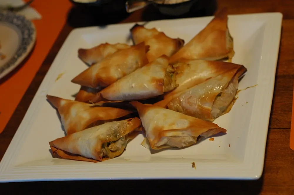 Briouat — crisp Moroccan filo triangles with a savoury or sweet filling